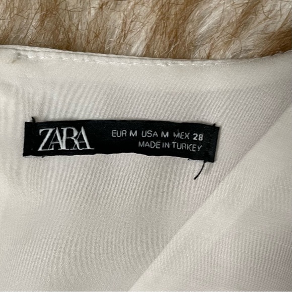 Zara side tie ruffle mini dress - Picture 10 of 12